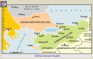 1345'te Osmanlı Devleti