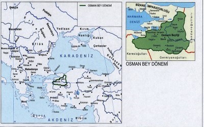 Osman Bey Dönemi Haritası